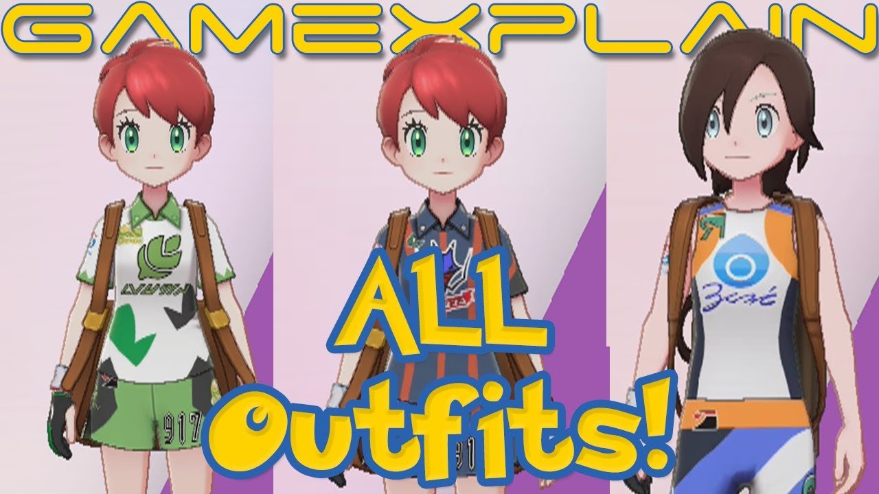 All Boy Girl Clothing Options In Pokémon Sword Shield