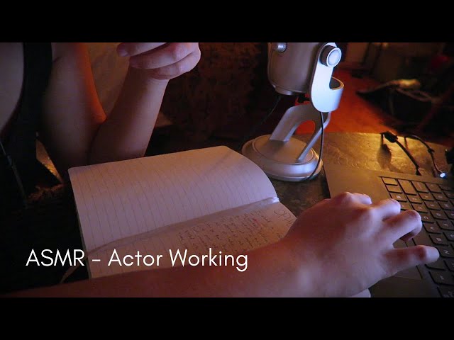 ASMR Analyzing a Shakespeare Monologue | Soft spoken, typing, writing