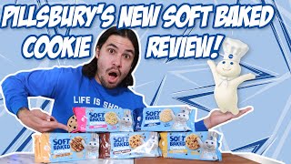 Reviewing ALL 5 of the BRAND NEW Pillsbury Soft Baked Cookies | Food Product Review