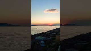 İstanbulda Gün Batımı Manzarası Eşliğinde Kahve