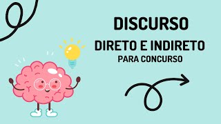 Discurso Direto e Indireto para Concurso com Questões