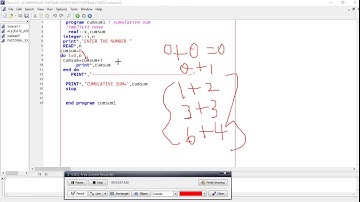cumulative sum in ForTran