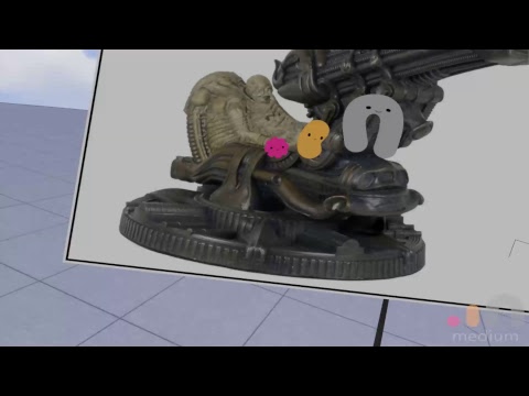 VR Sculpting - Space Jockey (Alien) in Oculus Medium