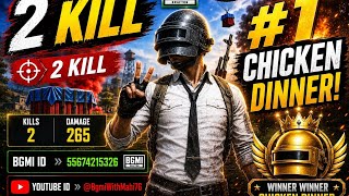 🔥 2 Kills But Easy Chicken Dinner 😱 Solo Conqueror Gameplay | BGMI | mDsKy #bgmi @BgmiWithMahi76