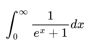 Integral of 1/(e^x + 1) from 0 to infinity