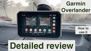 Garmin Overlander off road navigation review and how to use it. Overlanding Australia.