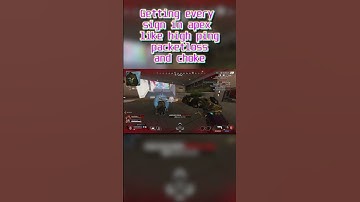 getting every sign in apex like high ping packetloss and choke