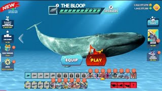 Hungry Shark Evolution Bloop Shark Gameplay 🦈 | New Secret Shark Unlocked Full Rampage!