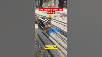 Unbelievable Steel Bar Cutting & Bending Skills 🔥 | Oddly Satisfying Metal Work #shorts