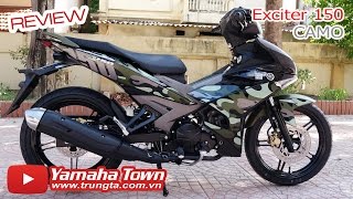 Video cận cảnh Yamaha Exciter 150 Camo bên cạnh Tuấn Hưng  Motosaigon