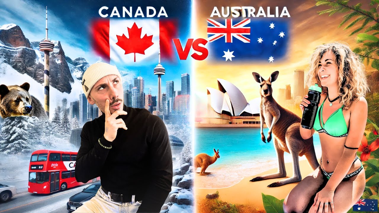 Trasferirsi in Canada o Australia? 🌏 Analizziamo Pro e Contro!