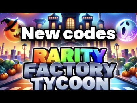 NEW* ALL WORKING CODES FOR RARITY FACTORY TYCOON 2022! ROBLOX RARITY  FACTORY TYCOON CODES 