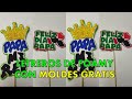 2 LETREROS DE FOAMY PARA VENDER O REGALAR EN EL DÍA DEL PADRE //  Letreros de foamy moldes gratis