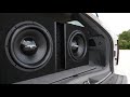 Skar audio 5000 watt evl2x15d4 dual 15inch loaded subwoofer enclosure demo