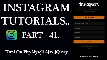 Instagram Tutorial Part-41: Follow  Following user Ajax Php Mysqli for android mobile, tablet , web.