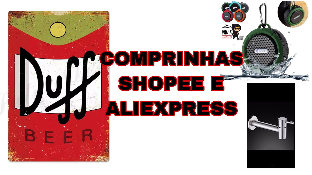 COMPRINHAS NO SHOPEE E ALIEXPRESS 2020 - #01 - YouTube