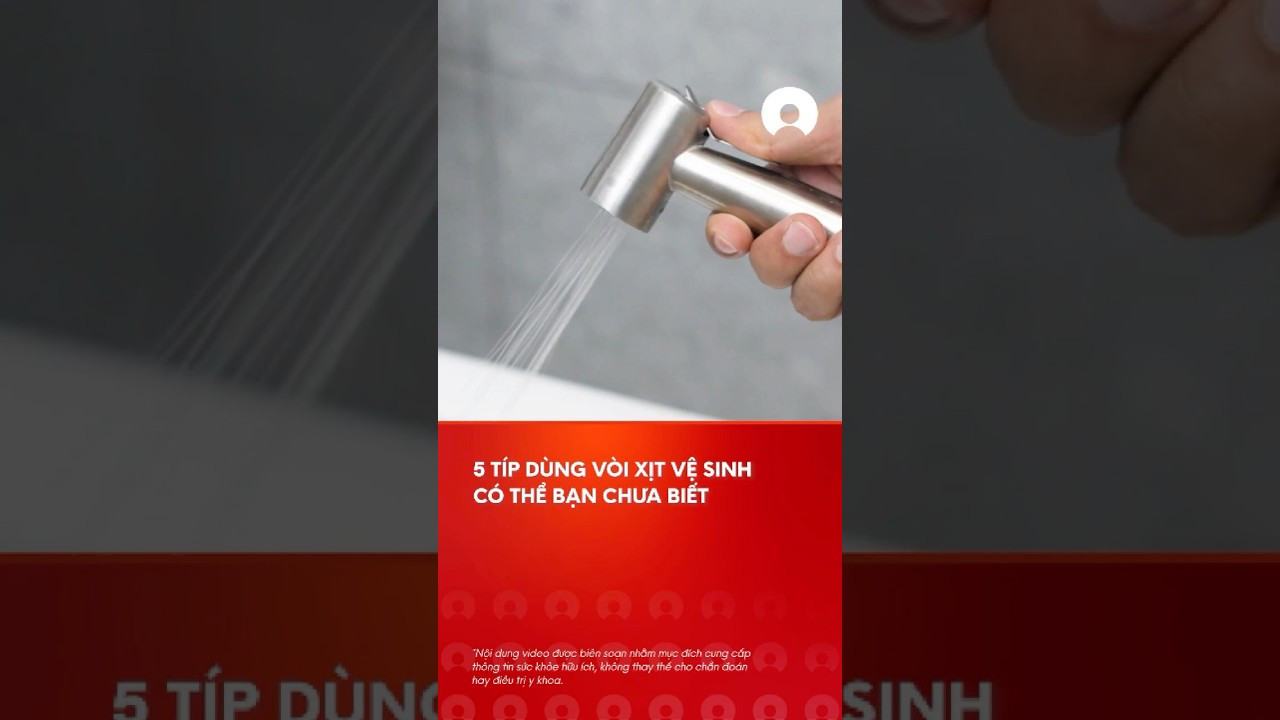 5 tÃ­p cáº§n biáº¿t khi sá»­ dá»¥ng vÃ²i xá»‹t vá»‡ sinh #tips #viral