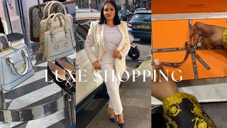 bicester village vlog &amp; unboxing Hermès | Zara | luxe shopping