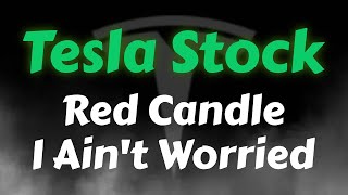 Tesla Stock Analysis | This Red Candle Is Nothing To Worry About | Tesla Stock Price Prediction