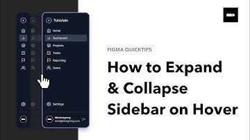 Interactive Sidebar in Figma: Expand/Collapse on Hover - Easy Tutorial