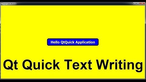 PyQt5 QtQuick Drawing Text In Window