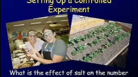 Components of Experimental Design Part 1 of 2