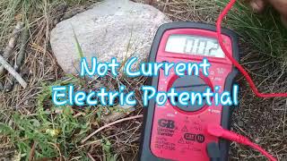 1st attempt at testing the electric potential in the air