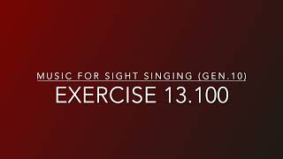 Exercise 13.100 - Music for Sight Singing