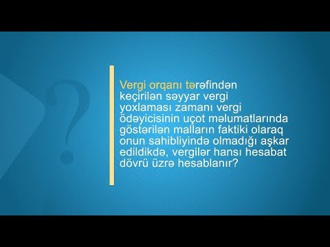 Video: UTII-yə Vergi Necə Hesablanır