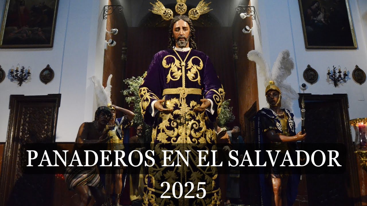 4K || PANADEROS EN EL SALVADOR | MIÉRCOLES SANTO 2025 | LAS CIGARERRAS