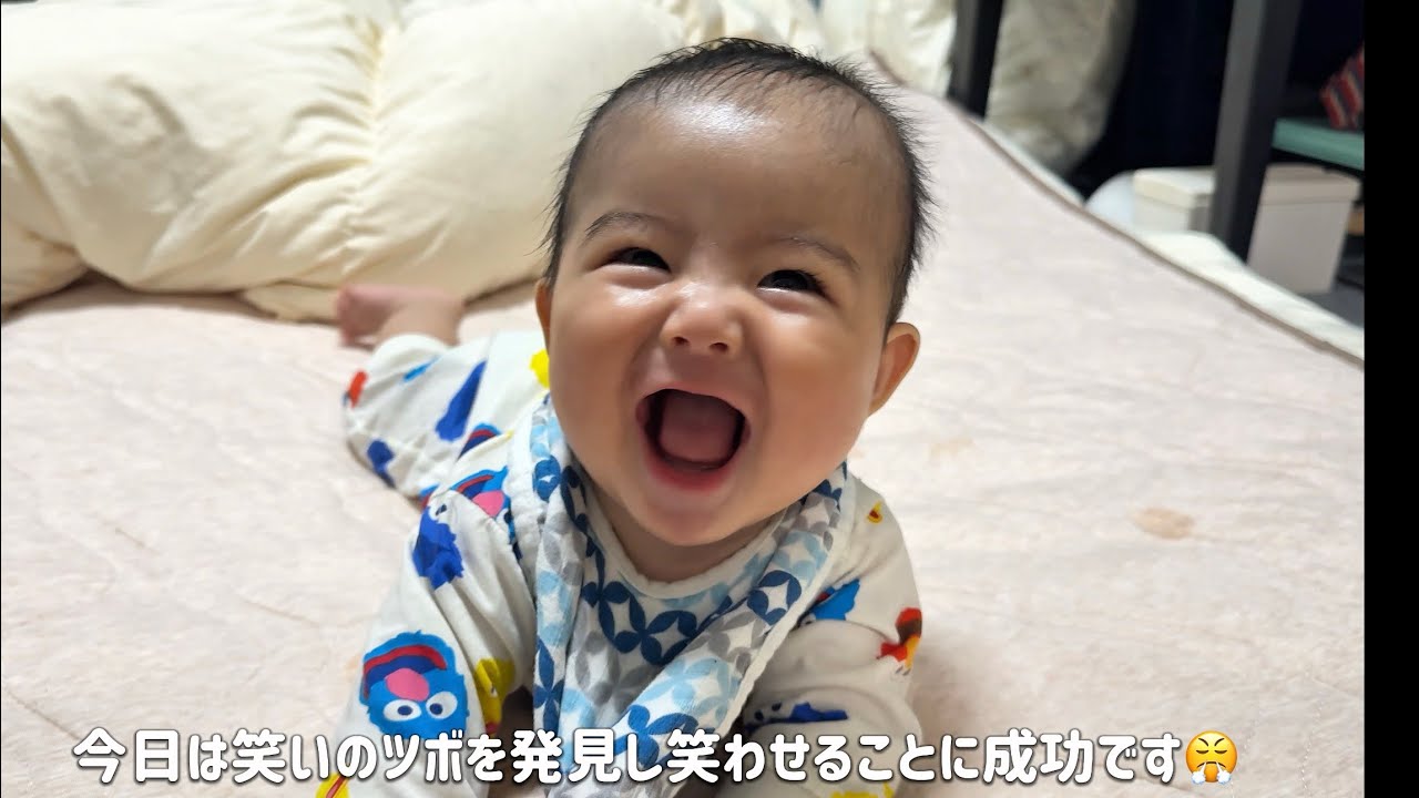 【赤ちゃんの1日】生後168日目の育児日記