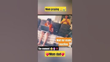 Wait for exam pass reaction| MOM DAD reaction| Exam pass reaction| topper 2024 #upsc#ias#ca #ca2024