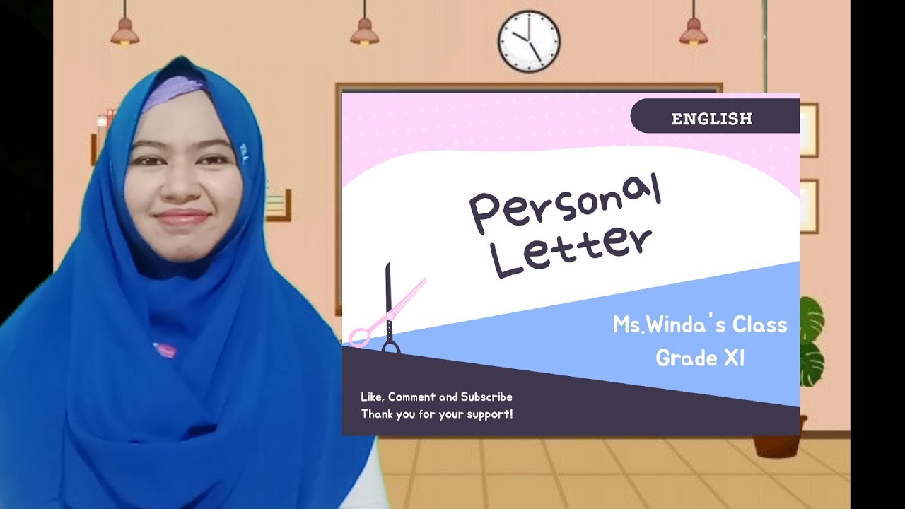 Personal Letter - Materi Bahasa Inggris kelas 11 - YouTube