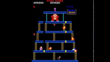 Donkey Kong Pauline Edition - Mame 0.167 -