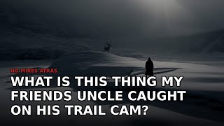 What is this thing my friends uncle caught on his trail cam? #Shorts