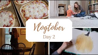Vlogtober 2024 | Sourdough Pizza | Cozy Fall Vlog | Day in the Life of a Homemaker