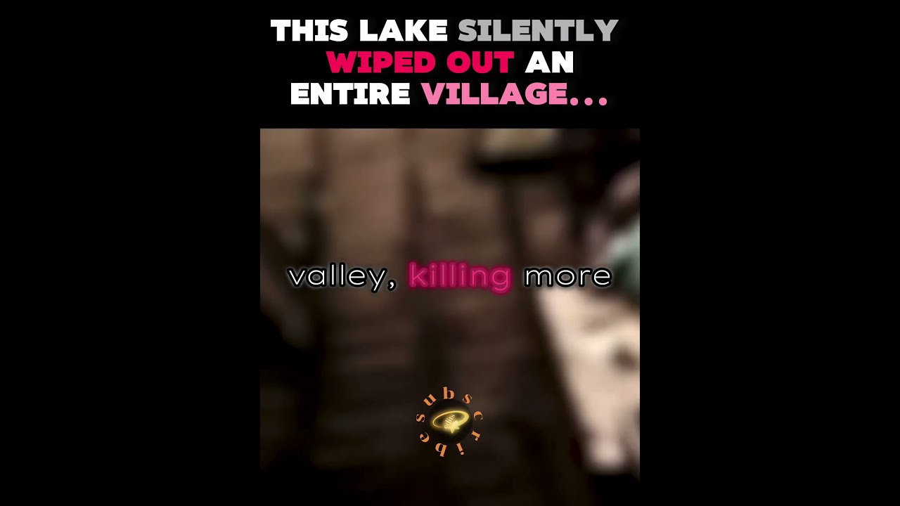 This Lake Killed 1 700 People Without A Sound Nyos Explained Edits 