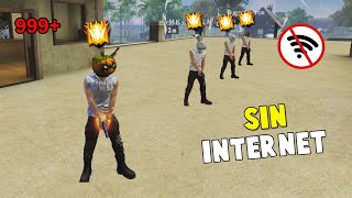 NOS HACEMOS pasar SIN INTERNET en DUELO DE ESCUADRA CLASIFICATORIA *BROMA* Free Fire