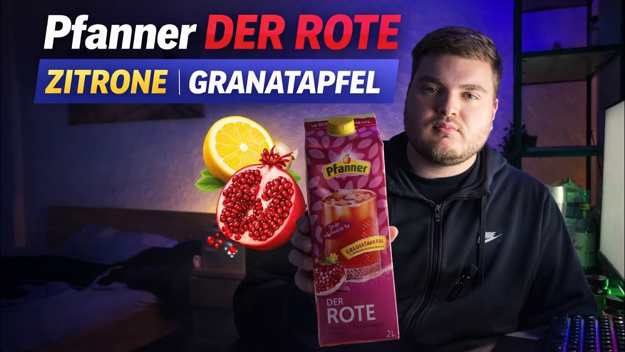 Pfanner Der Rote Zitrone-Granatapfel 🍋🍷 im Test