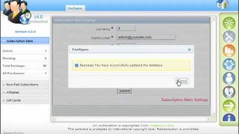 Joomla Subscription Component
