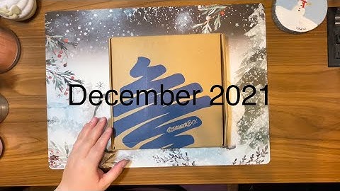 December 2021 Scrawlrbox unboxing and artwork