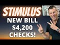 NEW BILL $4200 STIMULUS CHECKS! $1400 Third Stimulus Check Update + WEEKLY Unemployment SSI SSDI