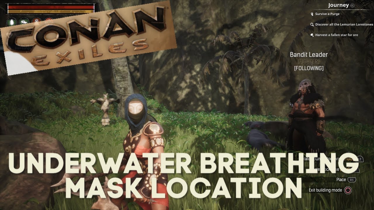 Conan Exiles How To Get Underwater Breathing Mask YouTube