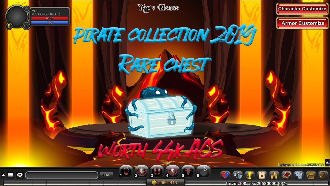 AQW Preview Rare Pirate Collection Chest 2019 Worth 44k ACs YouTube