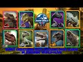Every Creatures With Jurassic Park Logos In Jurassic World Alive
