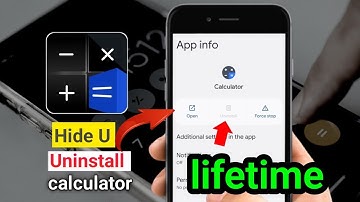 Calculator Hide app delete kaisi kare | How to Uninstall Hide U calculater Remove Kaise kare