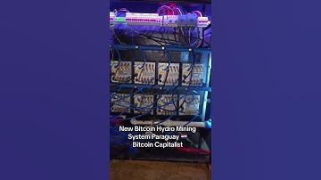 New Bitcoin hydro mining system in Paraguay #bitcoin #btc #bitcoinmining #bitcoinhydromining #minebi