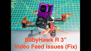 BabyHawk R 3 Flight & video feed fix + HawkEye FireFly HD Micro Cam quick review