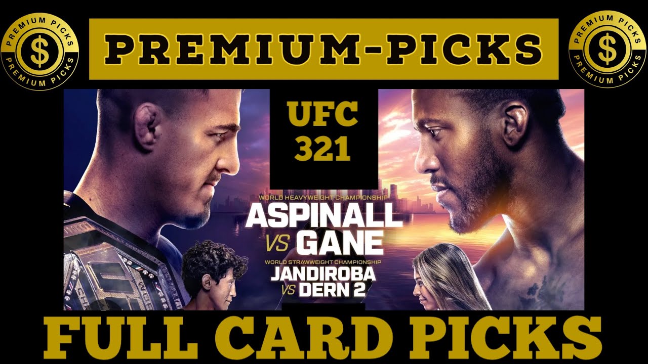 UFC 321 - full card picks - YouTube