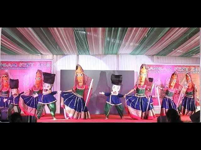 Best Rajasthani Puppet Dance| Chanda mein chandani |holiya mein ude re|Anup Maheshwari Choreography